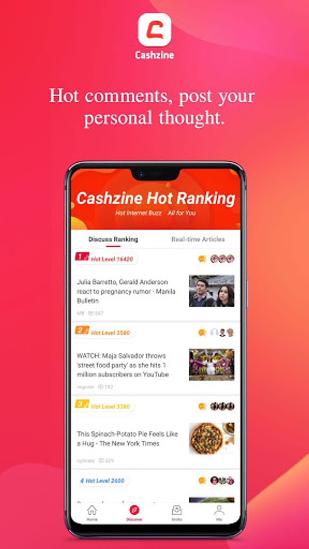 App Cashzine, Posso ganhar dinheiro em lendo notícias💲💲