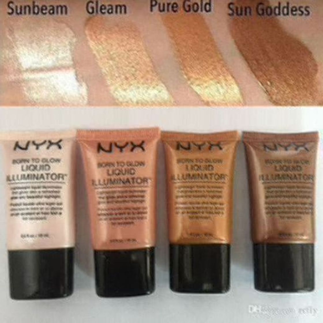 Beauty NYX Professional Makeup Iluminador líquido Born to Glow Liquid Illuminator, Maquillaje fluido