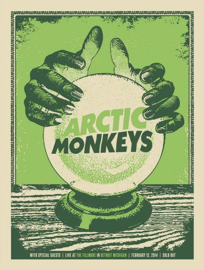 Fashion arctic monkeys poster