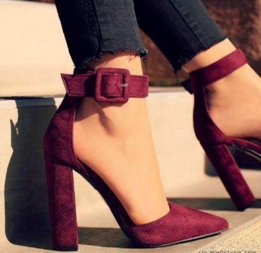 Sapatos Bordeaux