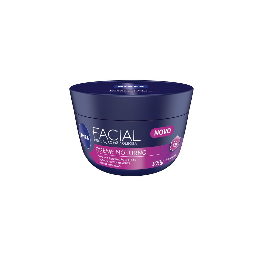 Products Creme Hidratante Facial Nivea Noturno com 100g