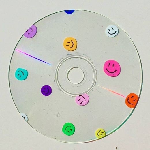 Pintura emoji indie em CD