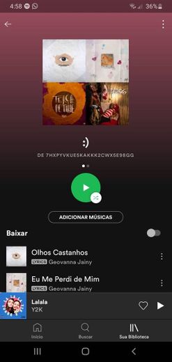 Minha playlist de músicas brasileiras°