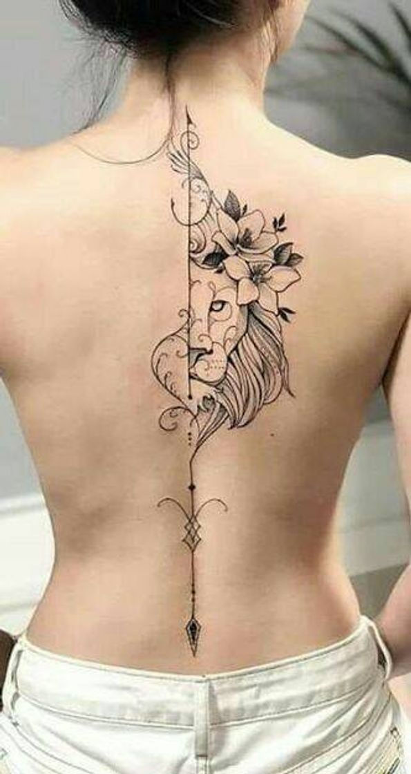 Fashion Tatuagem Feminina Costas 