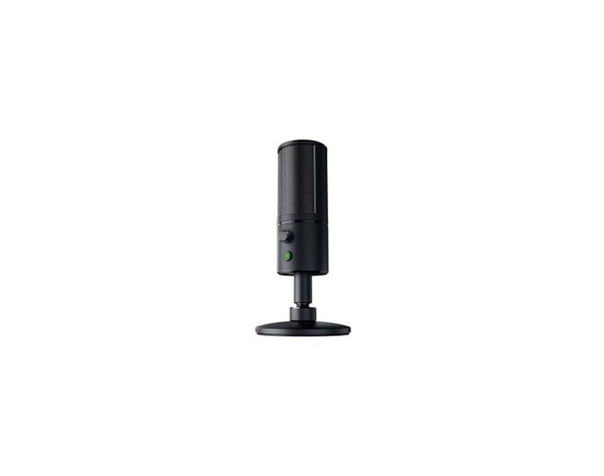 Product Razer Seiren X Quartz - Micrófono de condensador USB compacto