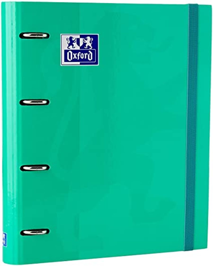 Archivador 4 anillas con recambio y goma Oxford Europeanbinder, TOUCH. Tapa Extradura