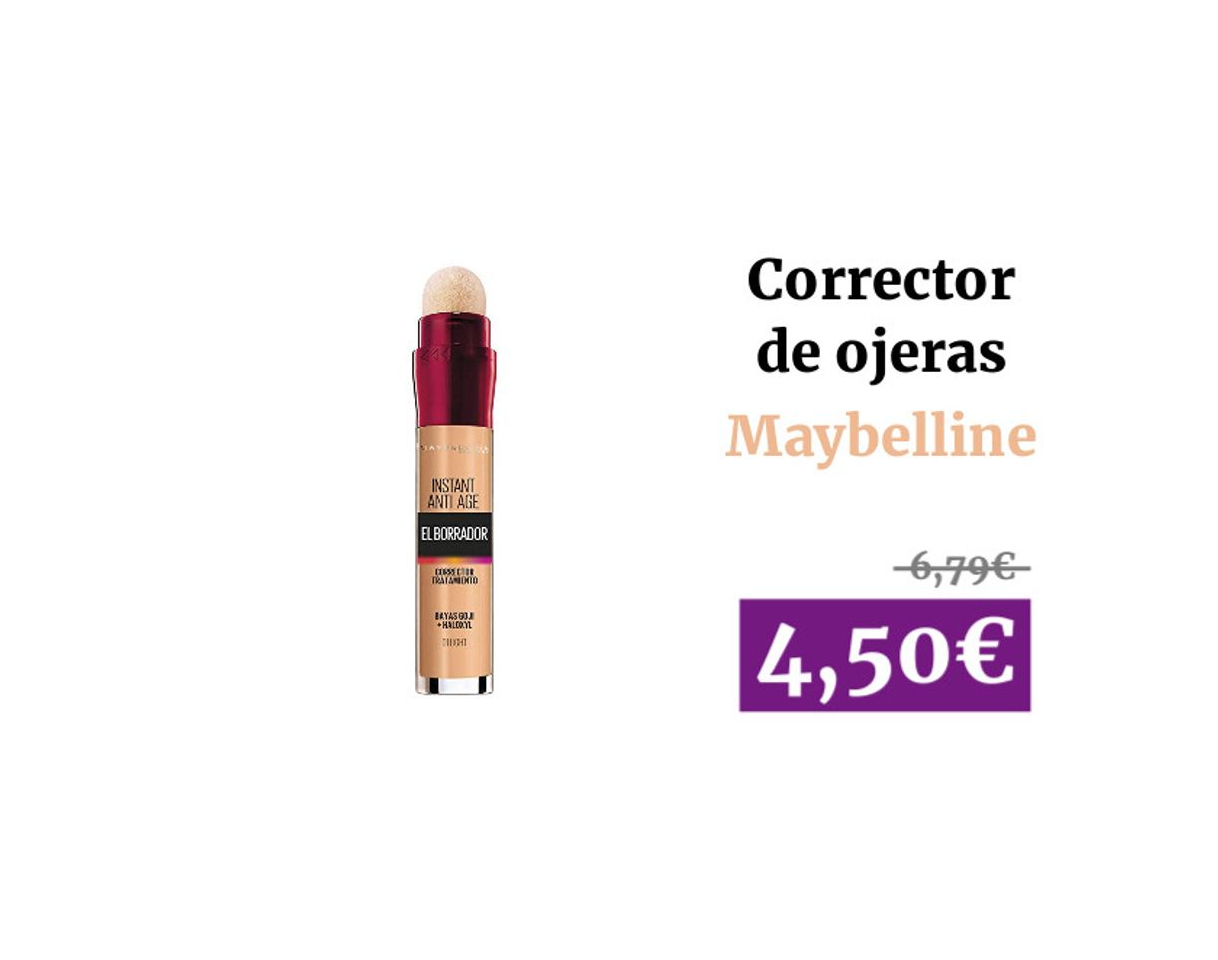 Beauty Maybelline Maquillaje El Borrador Corrector de Ojeras, Tono