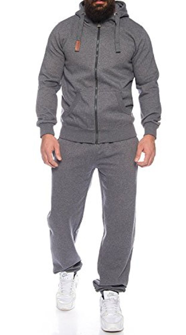 Social Finchman 82N1 Finchsuit 1 Herren Jogging Anzug Trainingsanzug Darkgray L