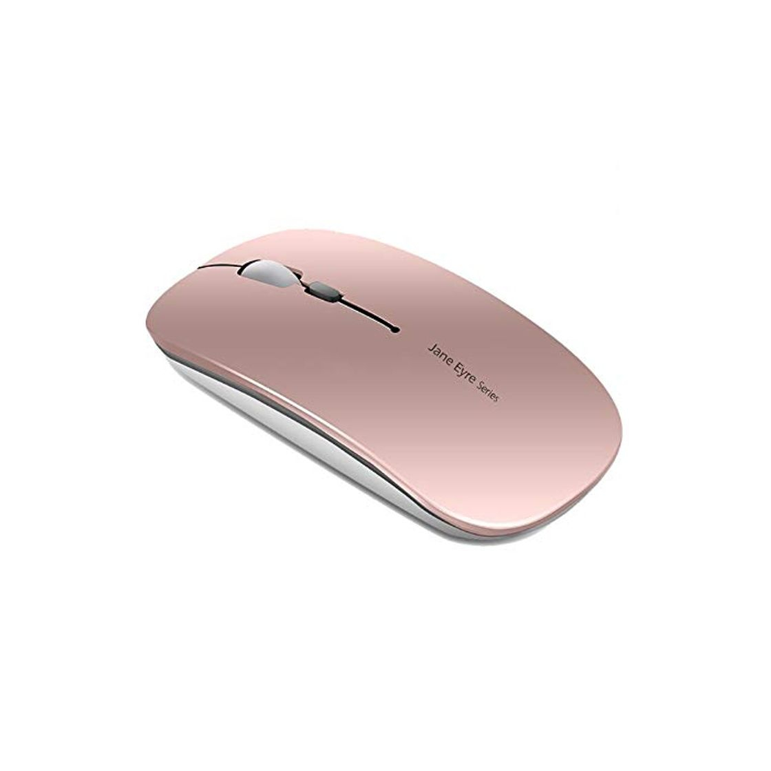 Social Coener Ratón Inalámbrico Recargable, Mouse Wireless 2.4G Mute de Mouse Inalambrico, Ultra
