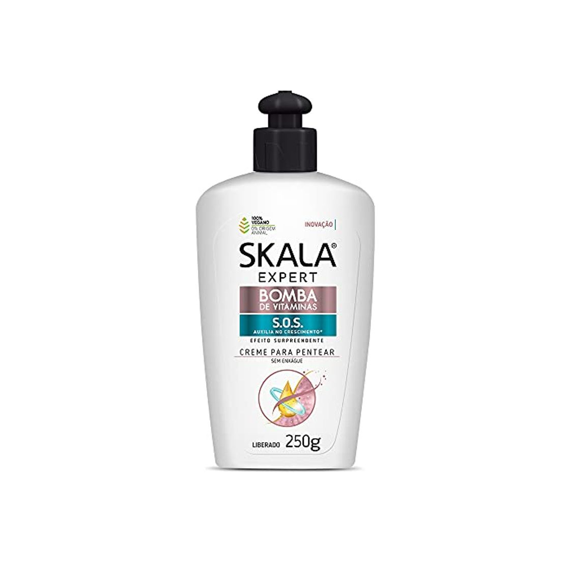 Beauty SKALA Crema para PEINAR Bomba VITAMINAS KERATINA 250G