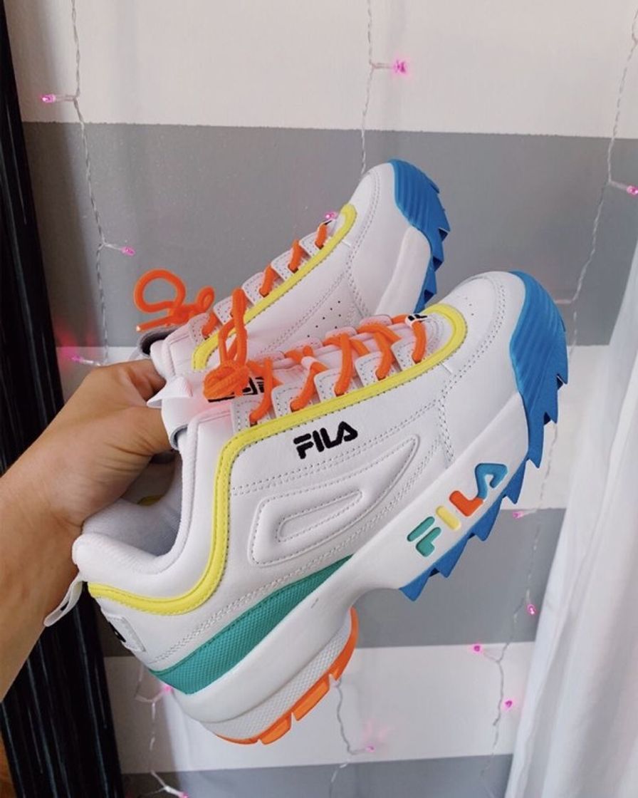 Fashion fila rainbow shoes