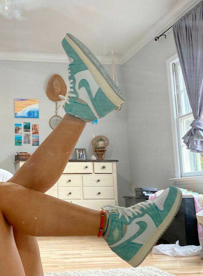 Moda air jordan 1 turbo green