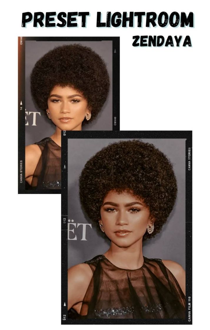 Moda PRESET LIGHTROOM ZENDAYA - Natisha na Moda