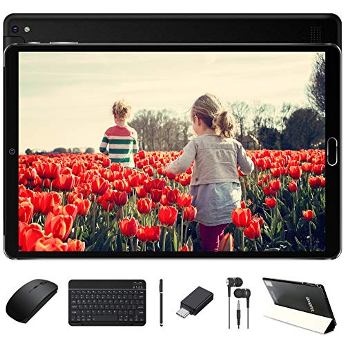 Social GOODTEL Tablet 10 Pulgadas Android 10.0 Procesador Octa-Core, RAM de 4GB, ROM