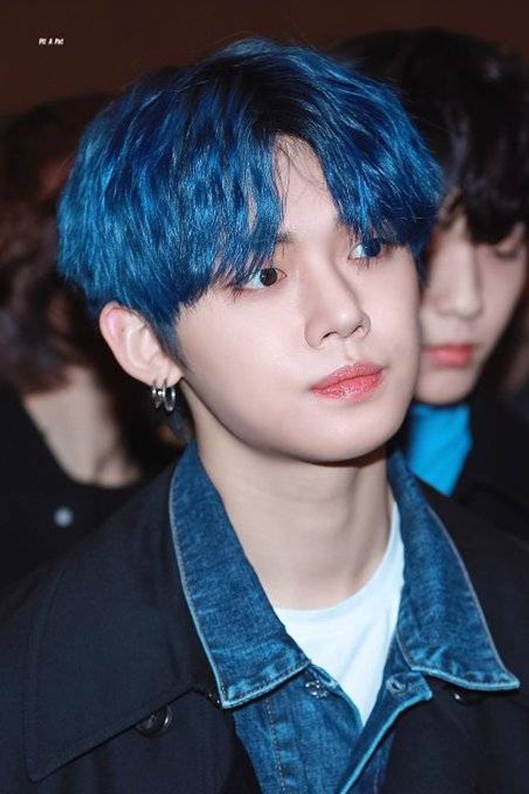 Fashion Yeonjun Blue Hair