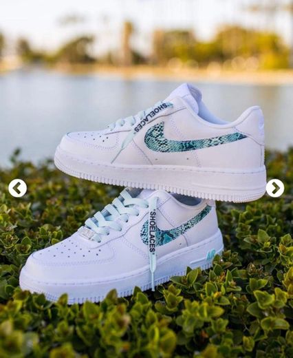 Blue Snake Skin AF1 (SL)