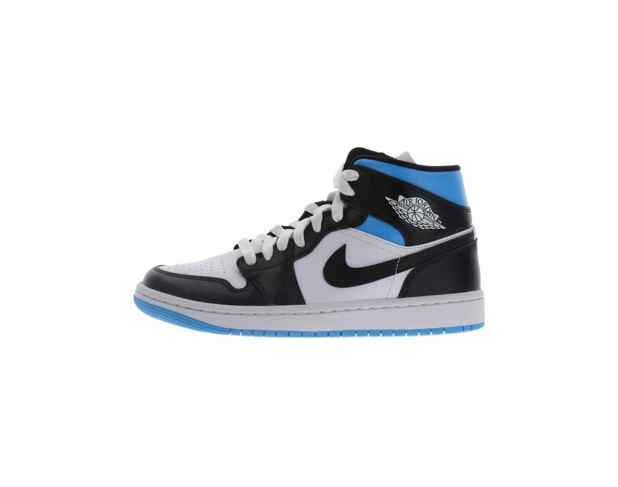 Social Air Jordan 1 Mid Royal Black and Blue