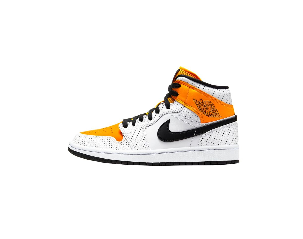 Social Air Jordan 1 Mid Laser Orange