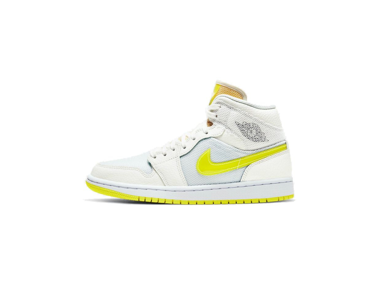 Social Air Jordan 1 Mid SE Voltage Yellow