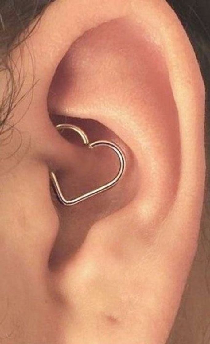 Moda Piercing coração 