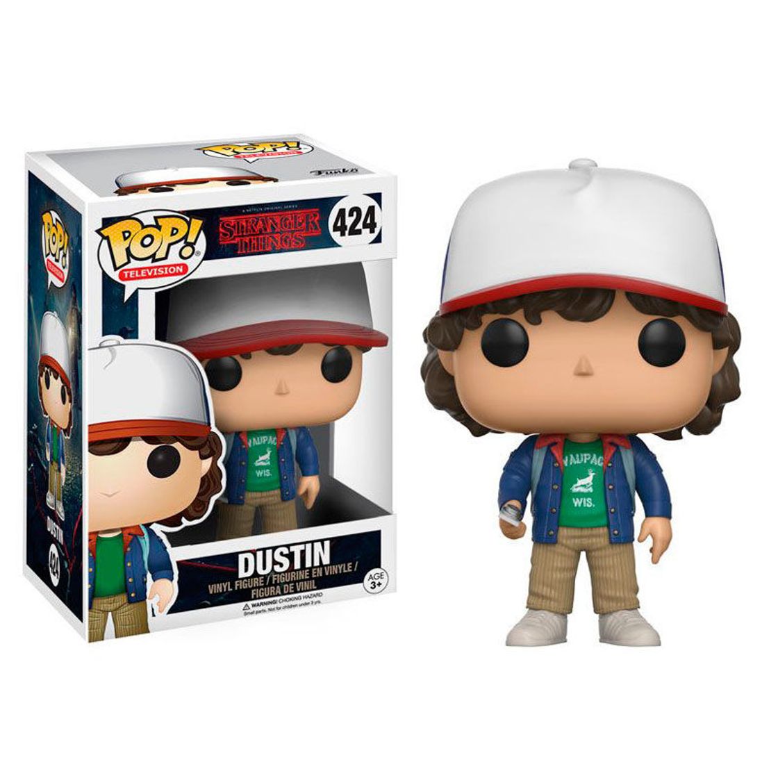 Social Funko Pop - Stranger Things Dustin Figura de Vinilo
