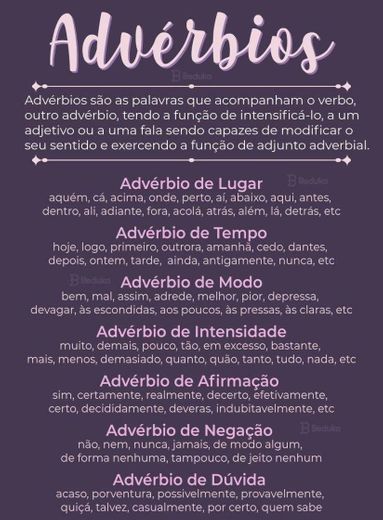 Advérbios