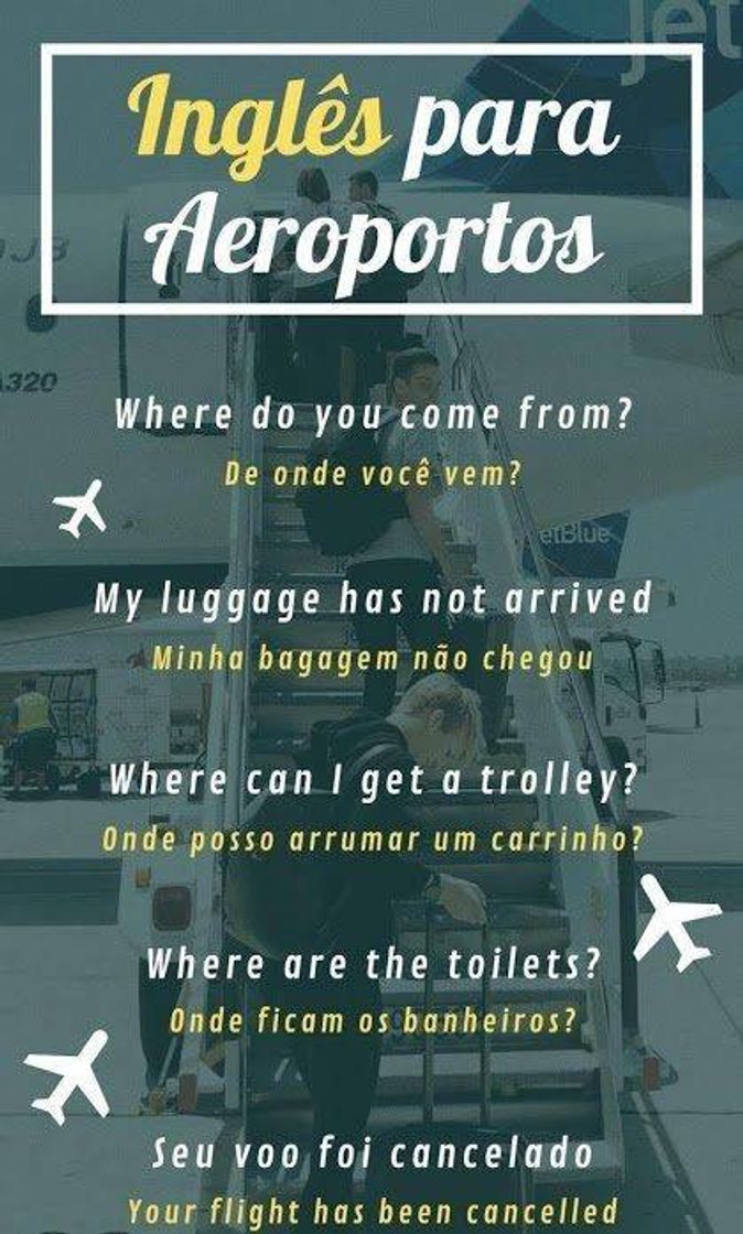 Moda Inglês para aeroporto