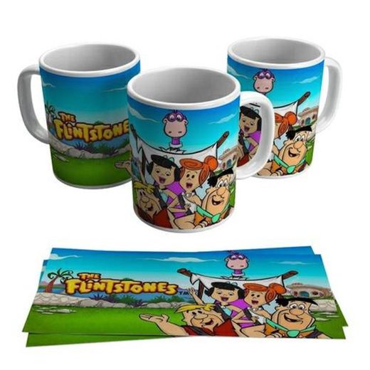 Caneca The Flintstones Desenho Antigo Idade da Pedra


