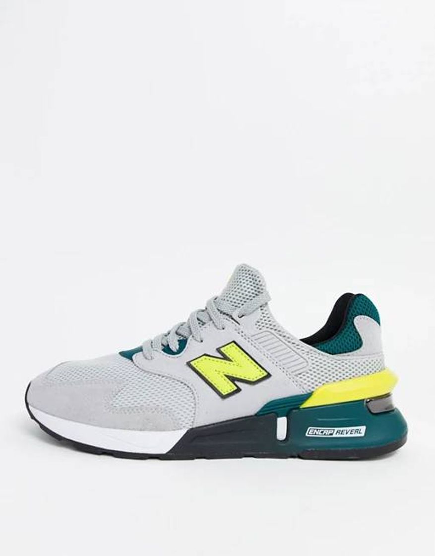 Moda New Balance 574v2 Core Lace, Modelo PC574GV, Zapatillas para Niños, Azul