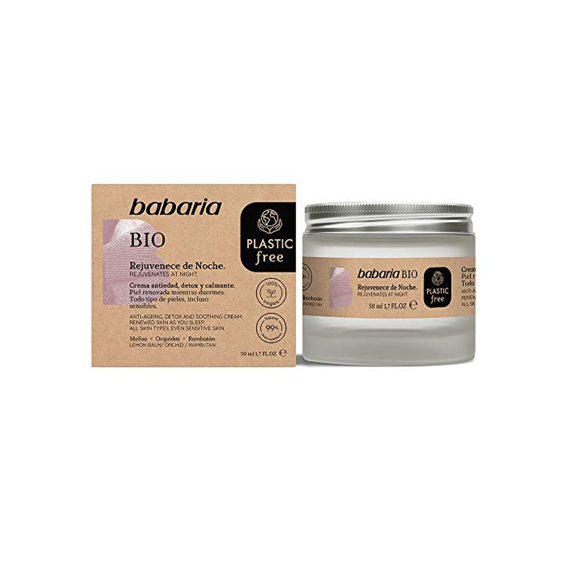 Producto BABARIA BIO REJUVENECE DE NOCHE 50 ML