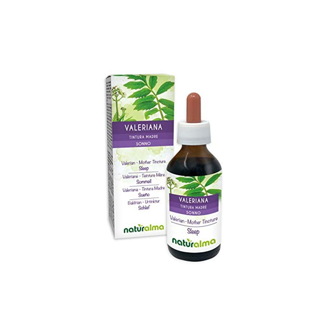 Producto Valeriana (Valeriana officinalis) raíces Tintura Madre sin alcohol Naturalma