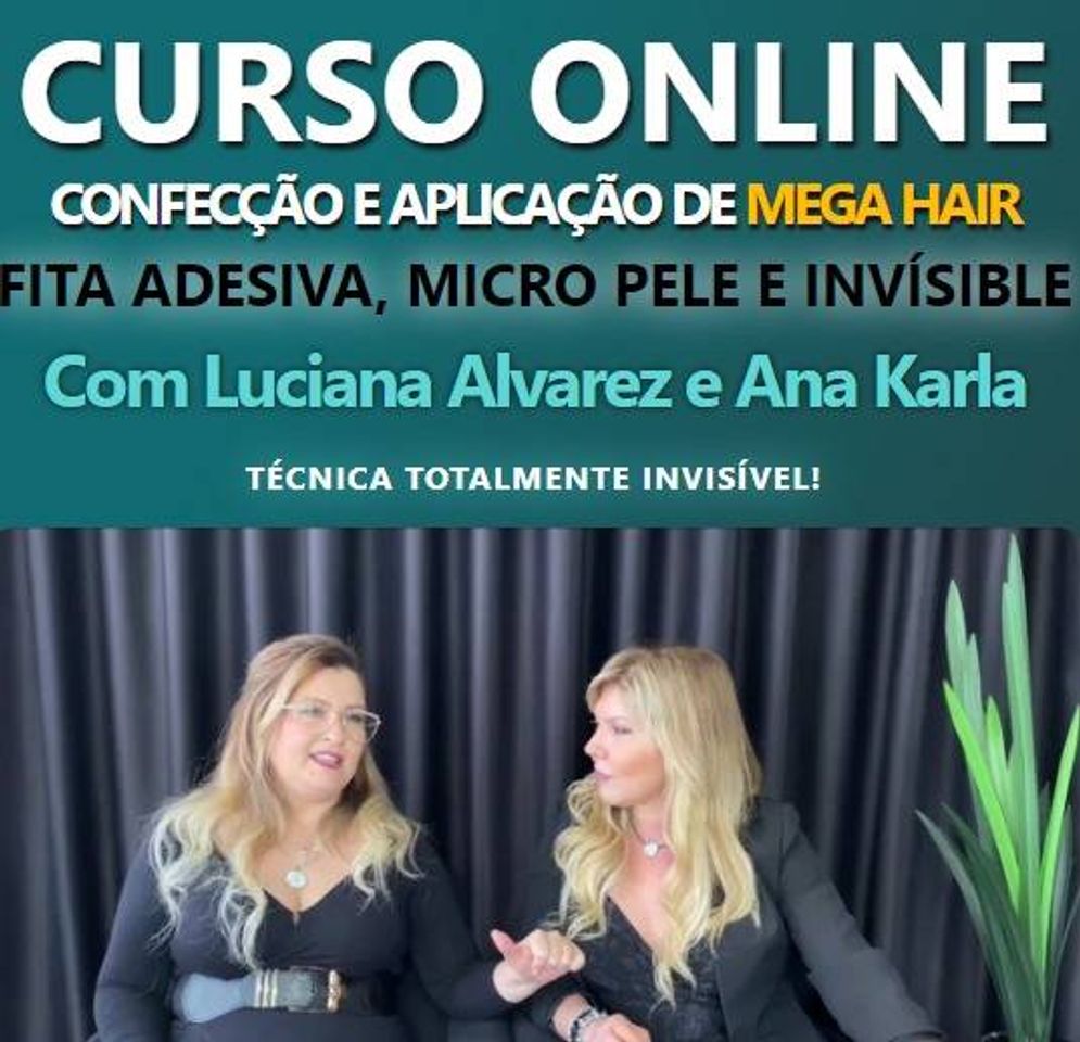 Moda Curso Mega Hair - Fita Adesiva
