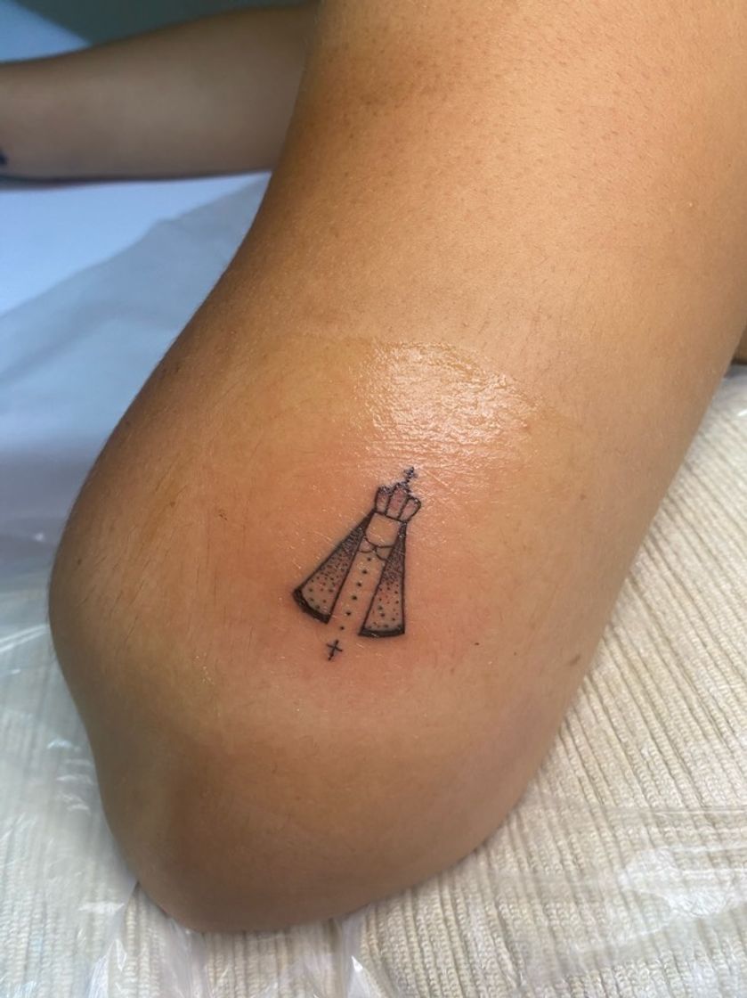 Moda Mini tattoo, santinha da minha cliente ❤️