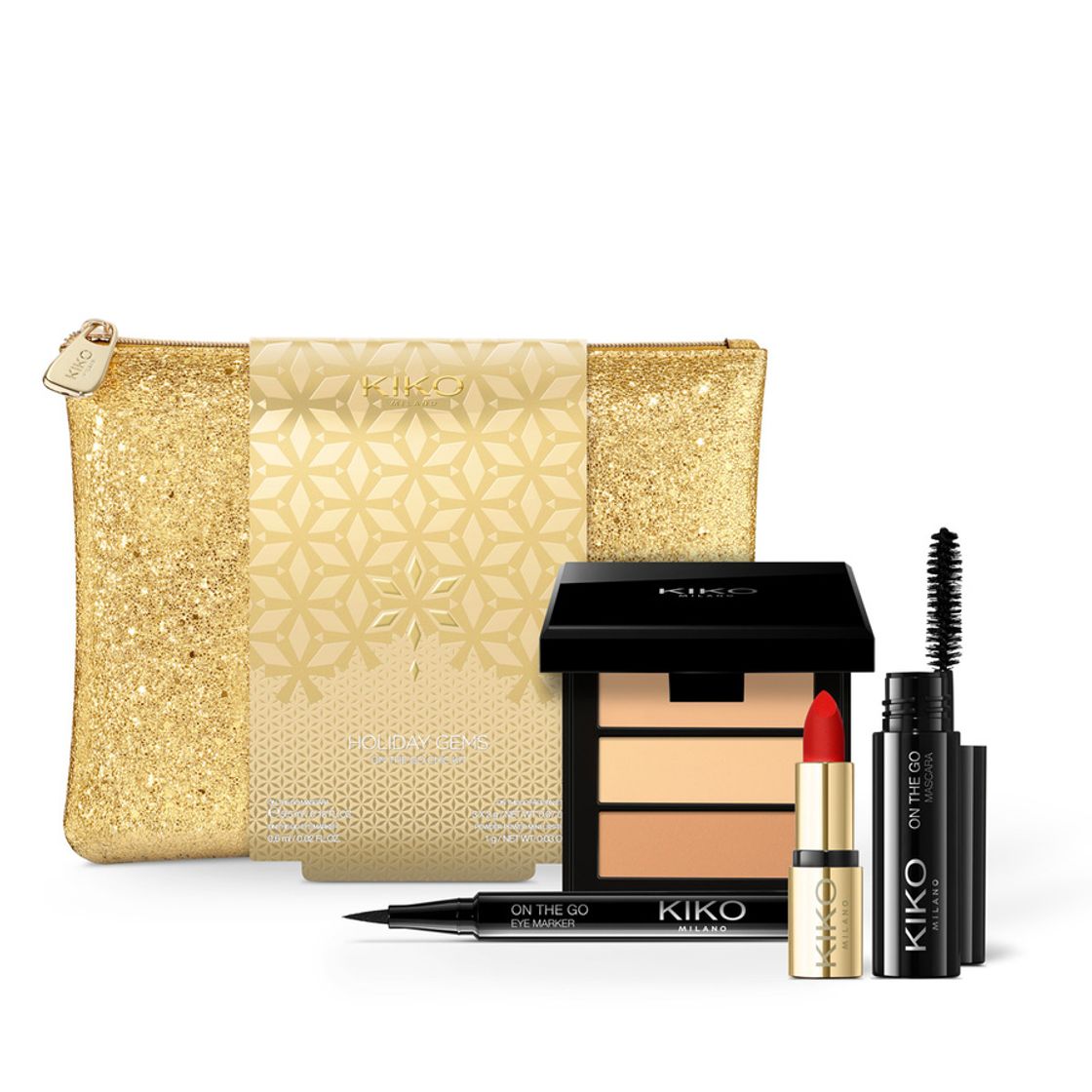 Moda HOLIDAY GEMS ON THE GO CHIC KIT | Kiko Milano