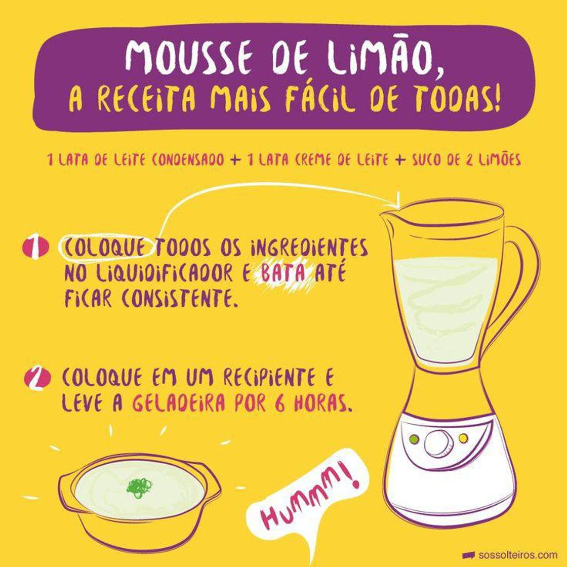 Moda Mousse de limão 🍋