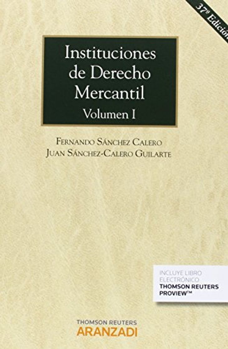 Libros Instituciones de Derecho Mercantil. Volumen I (Papel