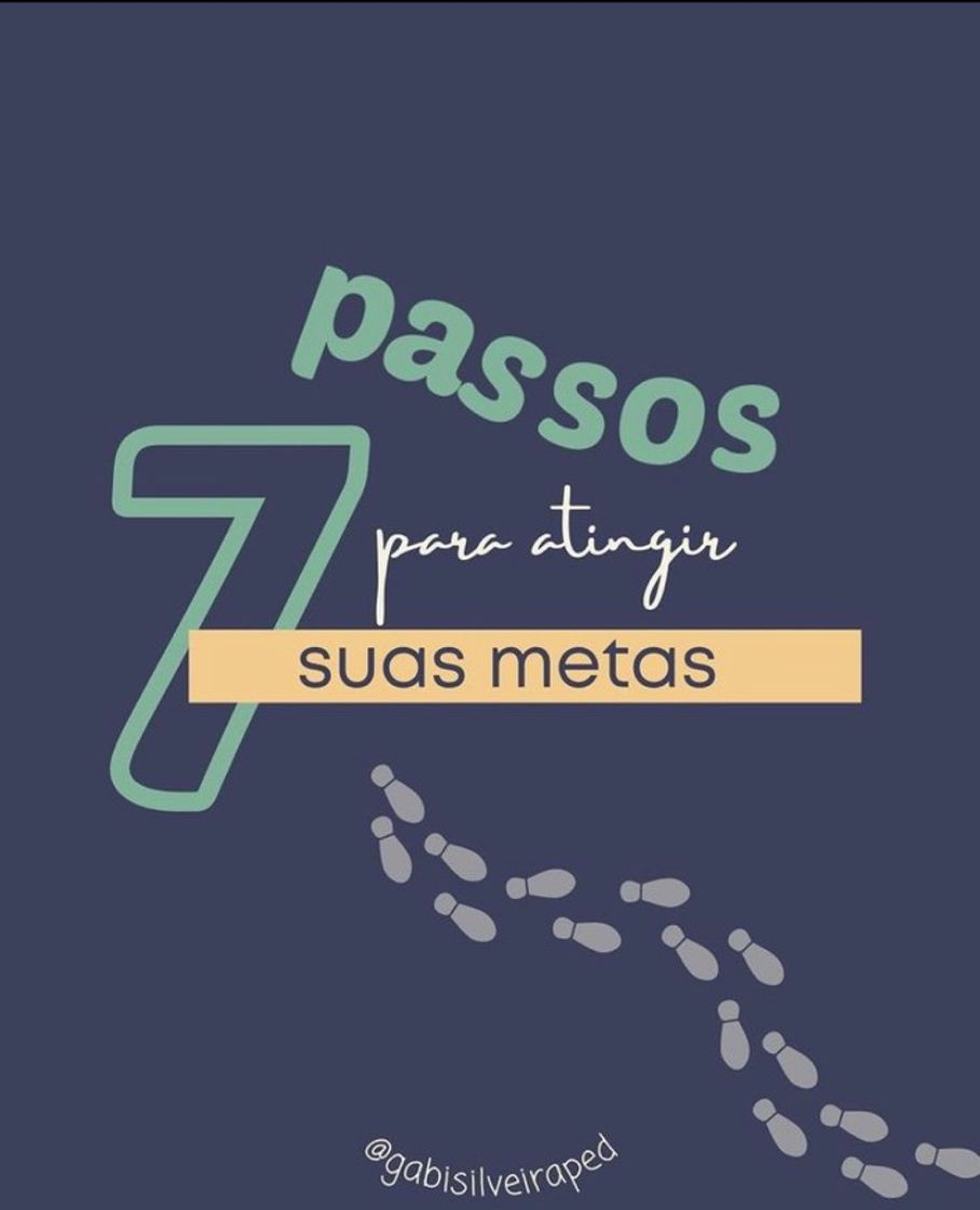 Moda 7 passos para atingir suas metas 