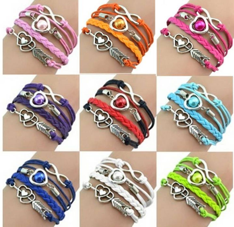 Social Pulseira de Couro 