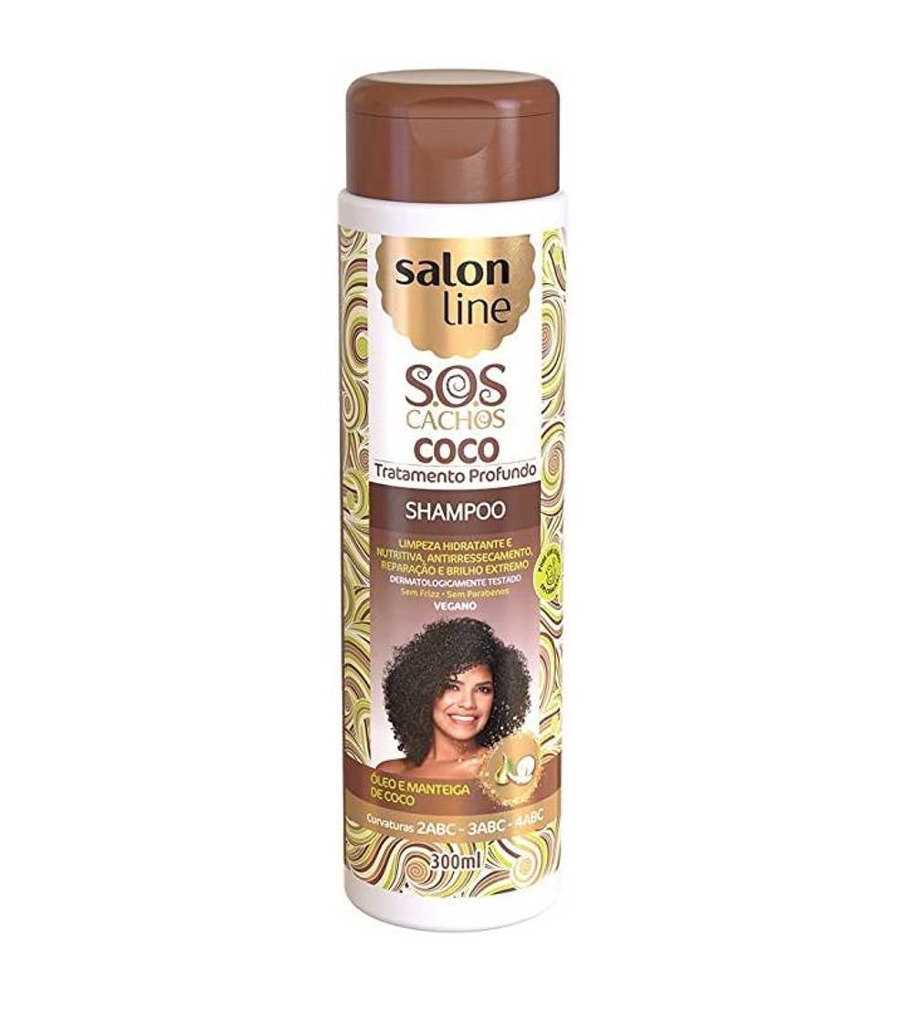 Fashion Salon Line Shampoo SOS Cachos Coco Tratamento Profundo, 300m