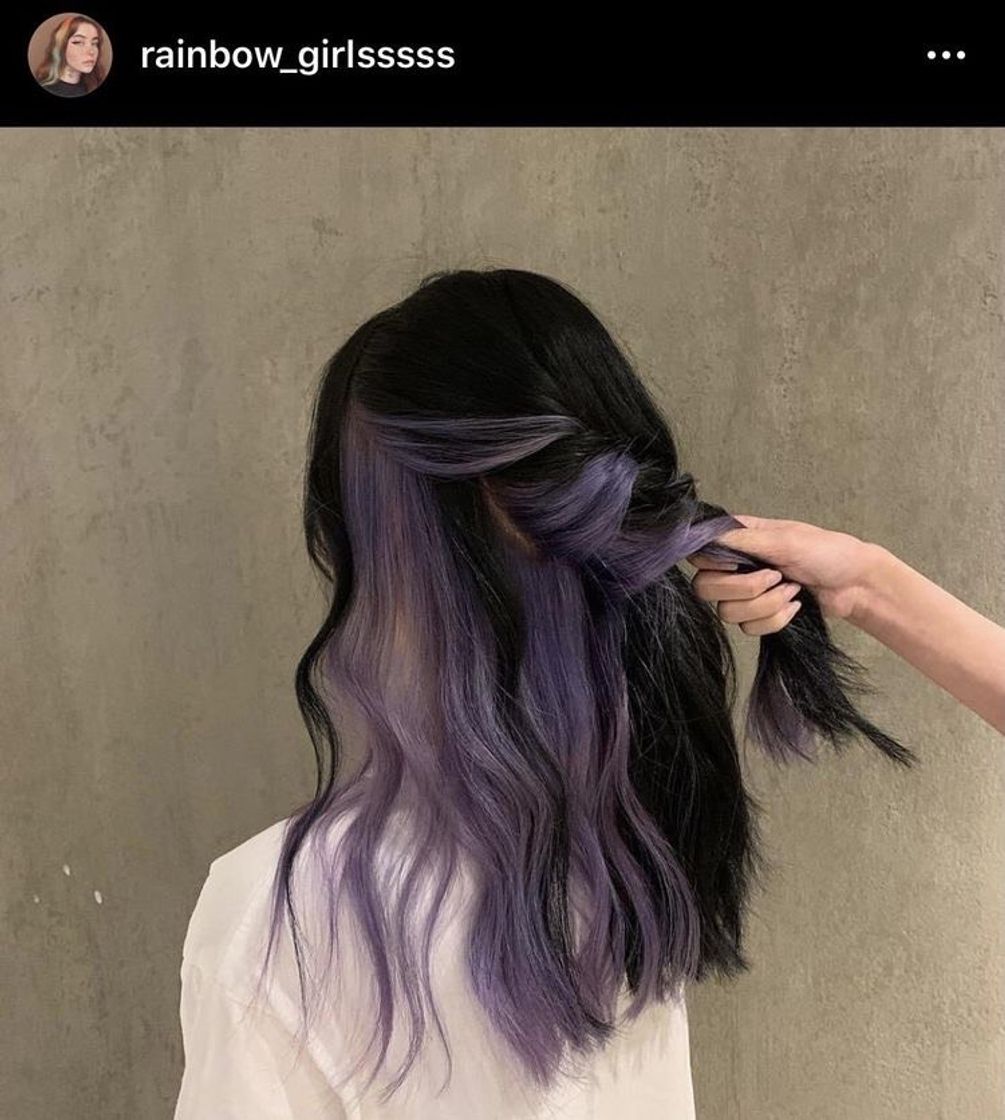 Fashion Ideias de cabelo colorido (roxo)☁️