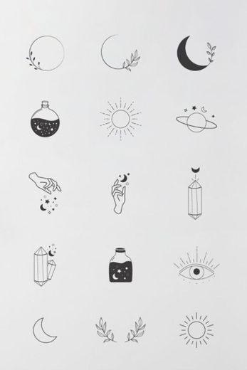 Inspiração para mini tatuagens 💉