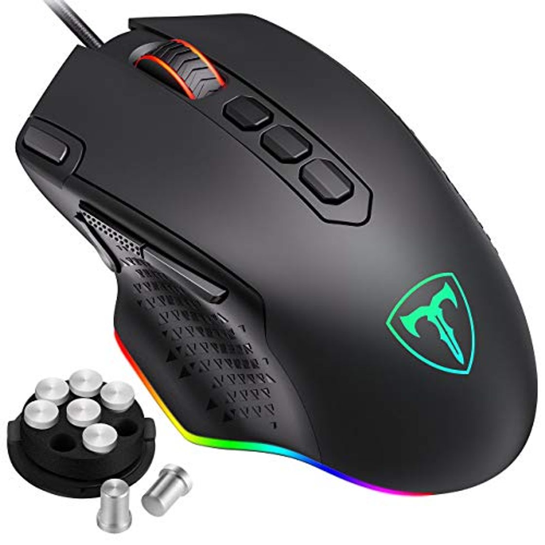 Lugar PICTEK Ratón Gaming RGB Alámbrico USB