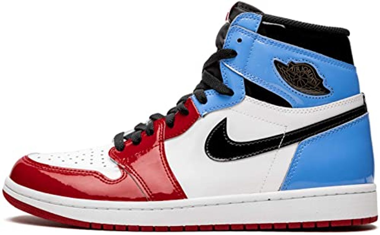 Moda Jordan 1 high azul y roja 