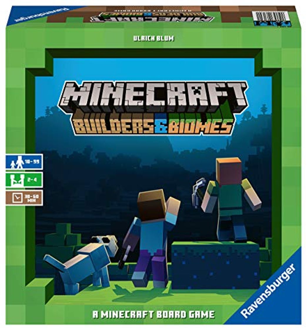 Product Ravensburger - Minecraft: Builders & Biomes Juego de Mesa, Light Strategy, 2-4