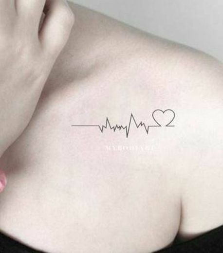 Tattoo batimentos cardíacos 