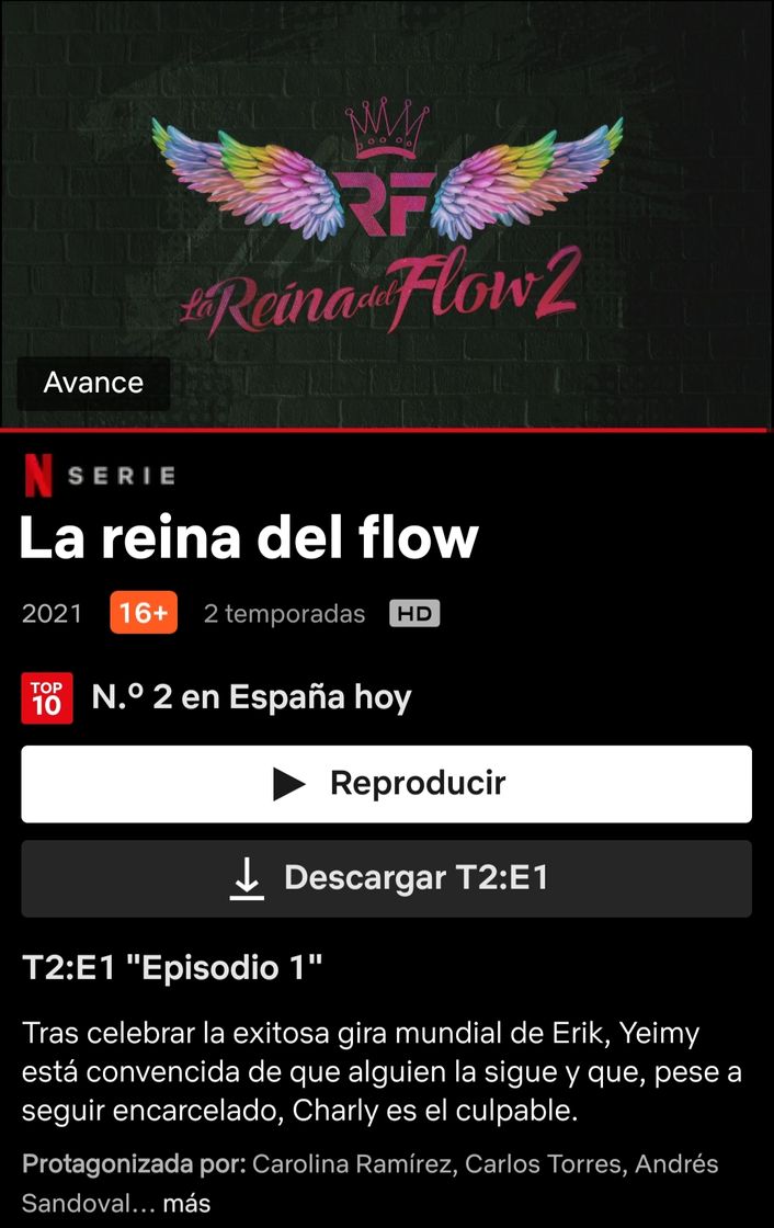 Serie La reina del flow