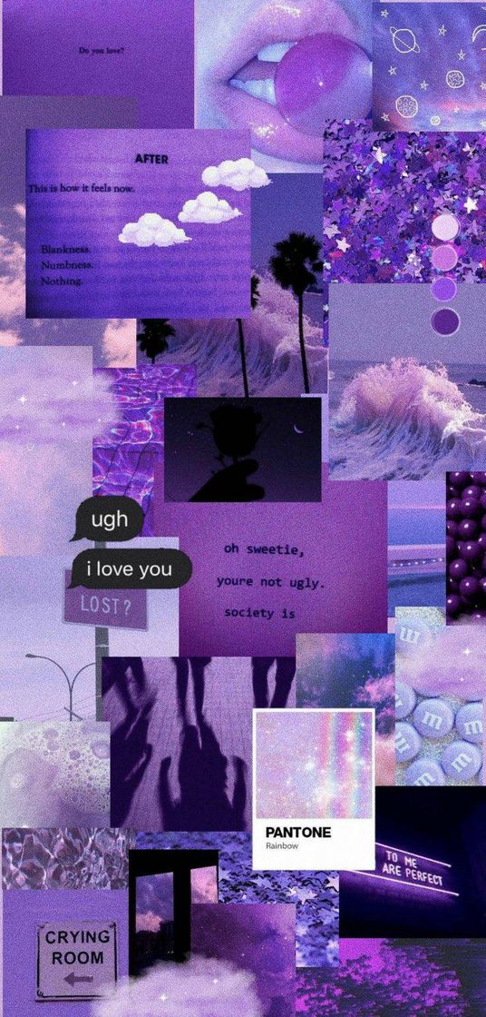 Fashion Wallpaper roxo 