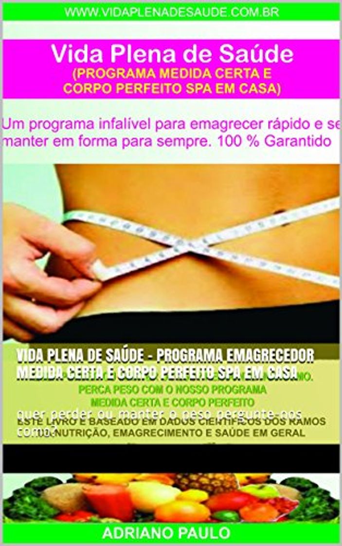 Products vida plena de saúde - programa emagrecedor medida certa e corpo perfeito