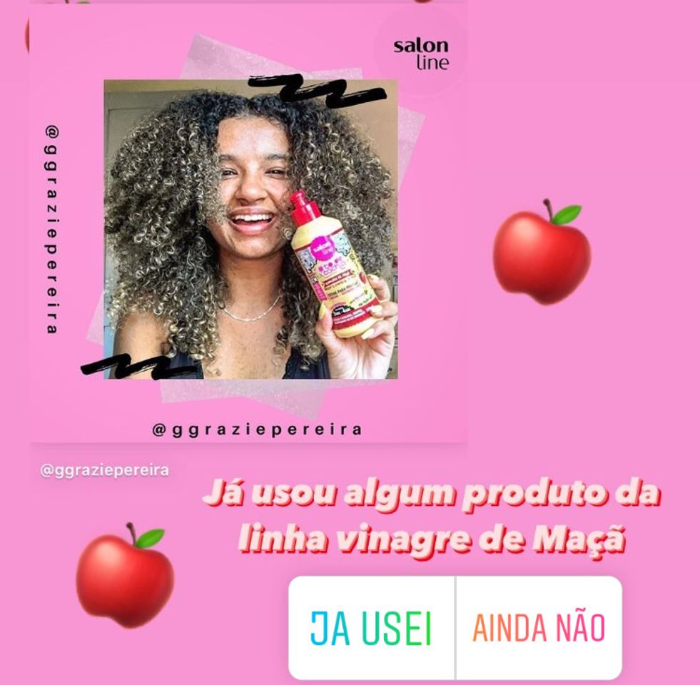 Moda • Linha Vinagre de Maçã da Salon Line •