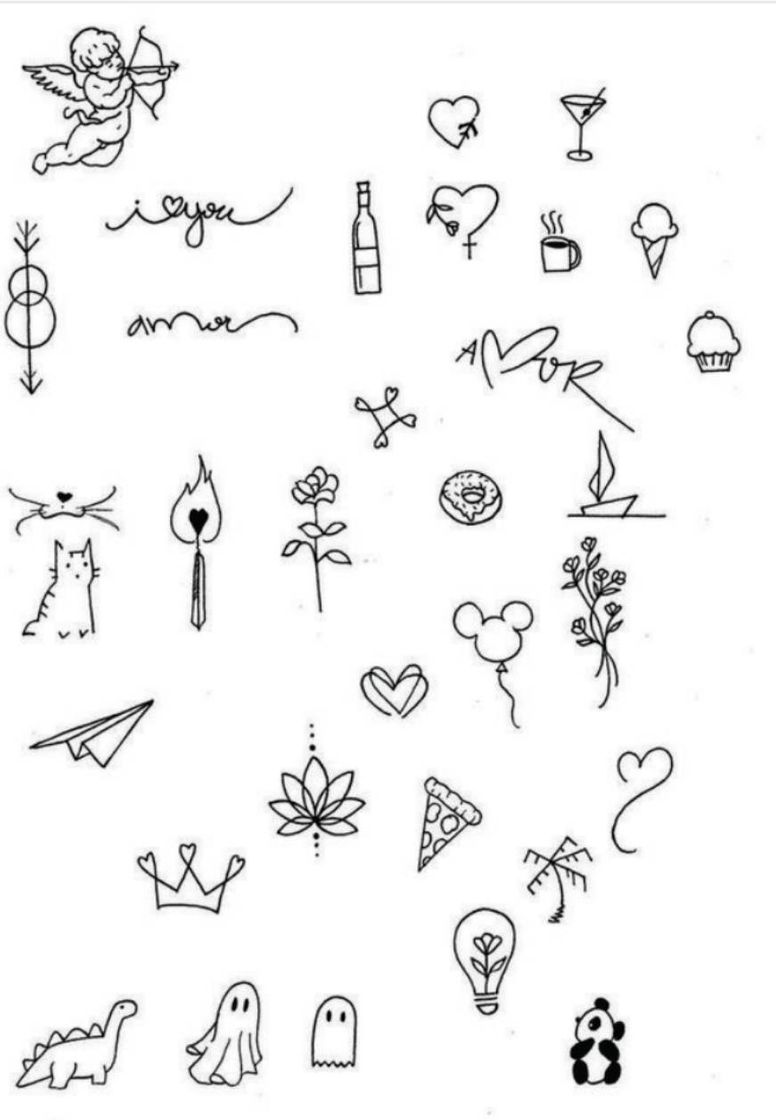 Fashion Tattoo minimalistas